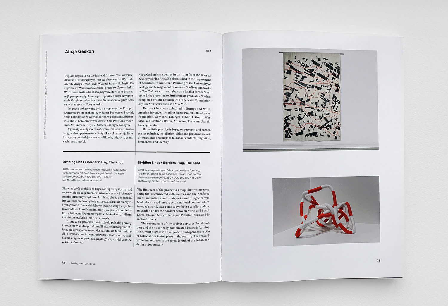 Catalog: Breaching Borders, Central Museum of Textiles, Lodz, Poland