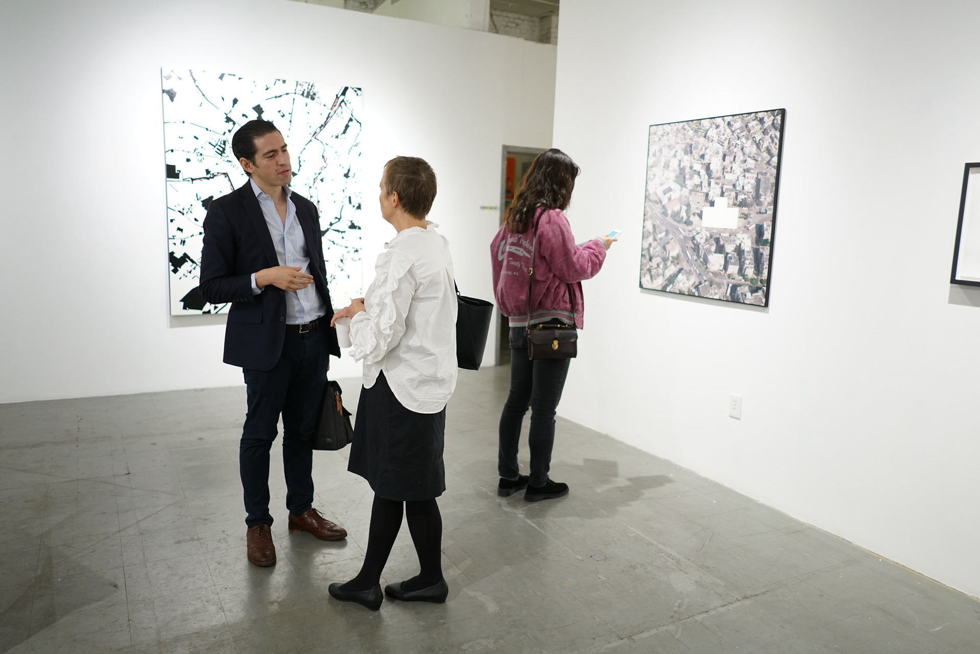 Opening of The Map and the Territory exhibition, NARS Foundation, New York, 2018