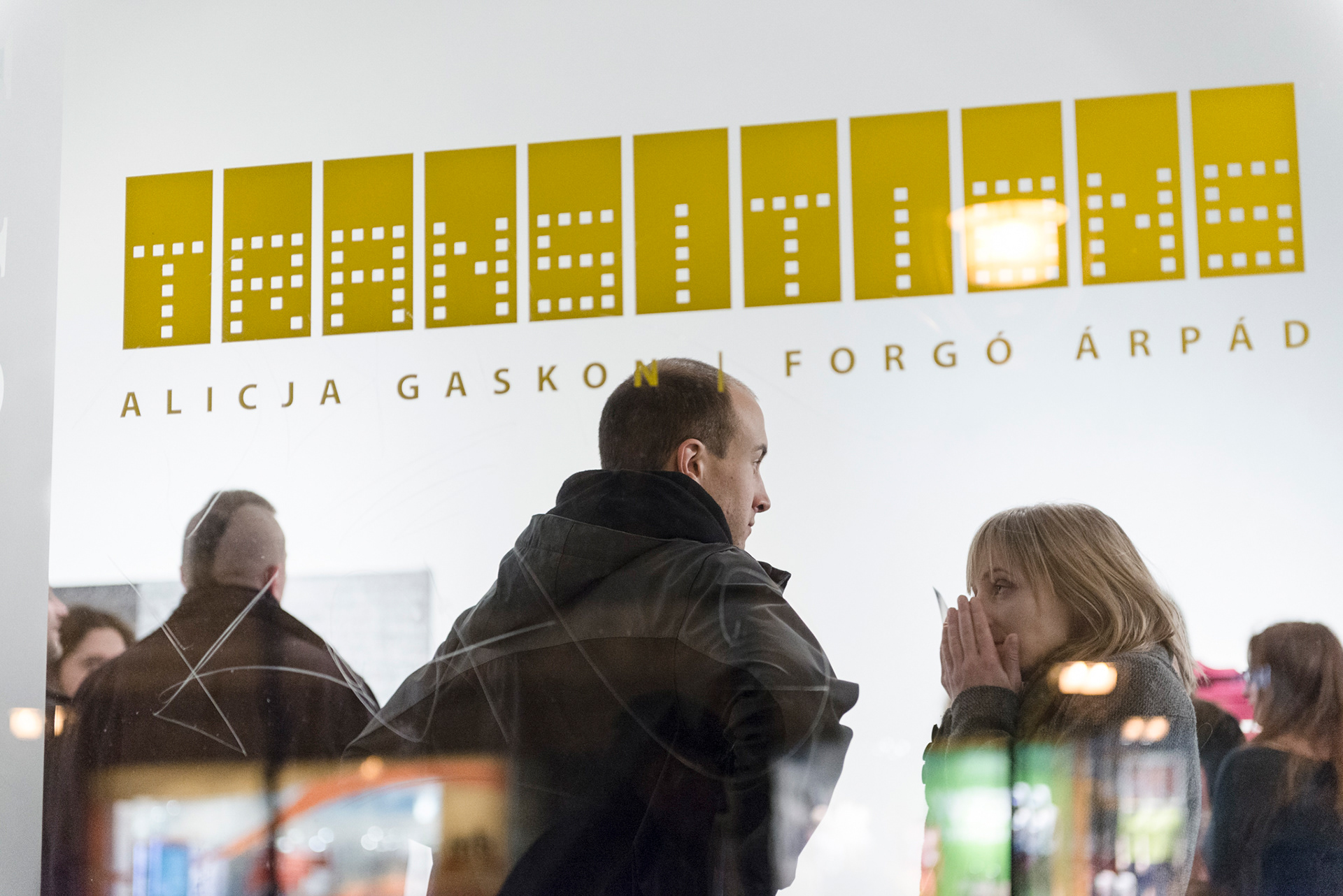 Opening of the Transitions exhibition, Platan Gallery, Budapest, Hungary, 2016