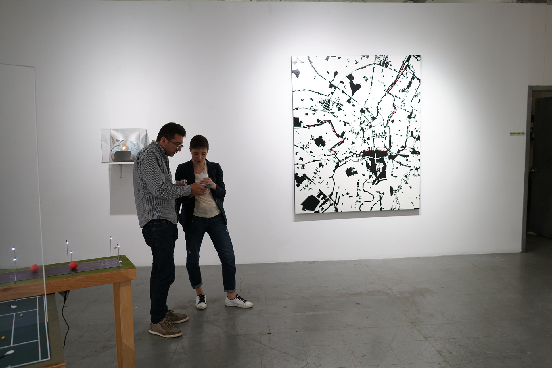 Opening of The Map and the Territory exhibition, NARS Foundation, New York, 2018