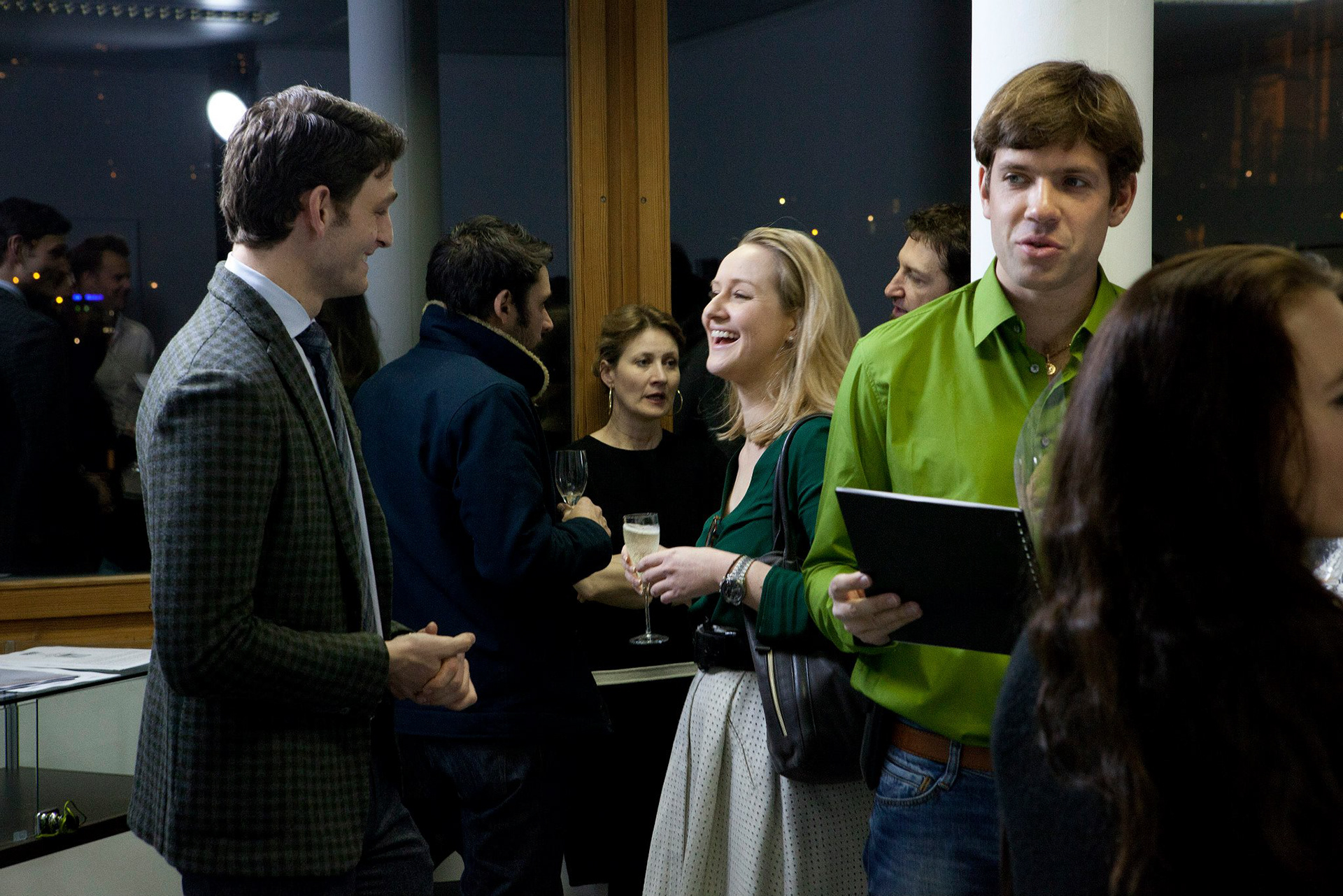 Opening of The Open Work solo exhibition, Dubner Moderne, Lausanne, Switzerland, 2015