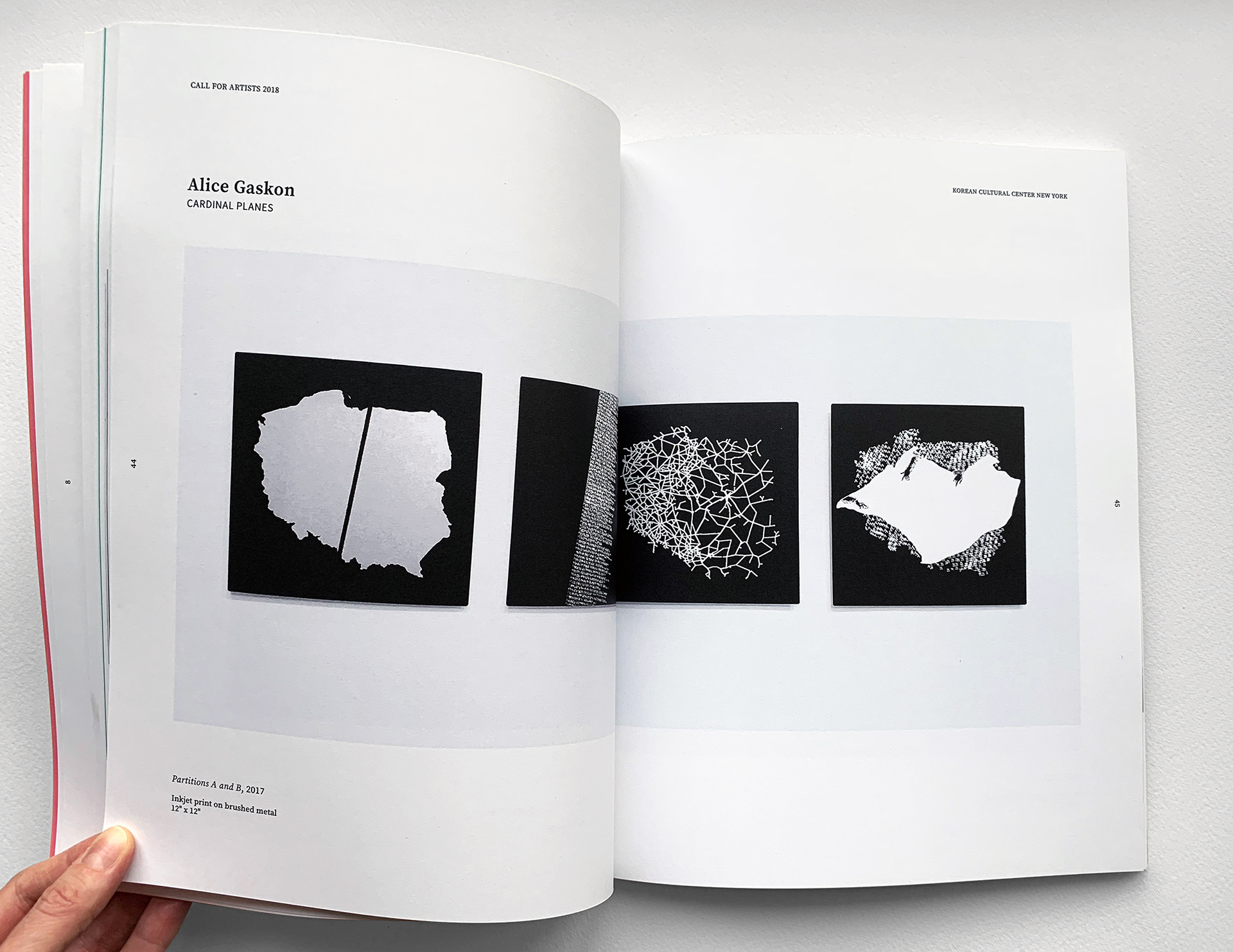 Catalog: Cardinal Planes exhibition, Korean Cultural Center of New York, 2018