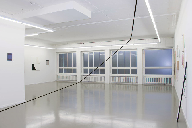 View of the exhibition La Ligne f(x)=ax+b, Balzer Projects, Basel, Switzerland, 2015