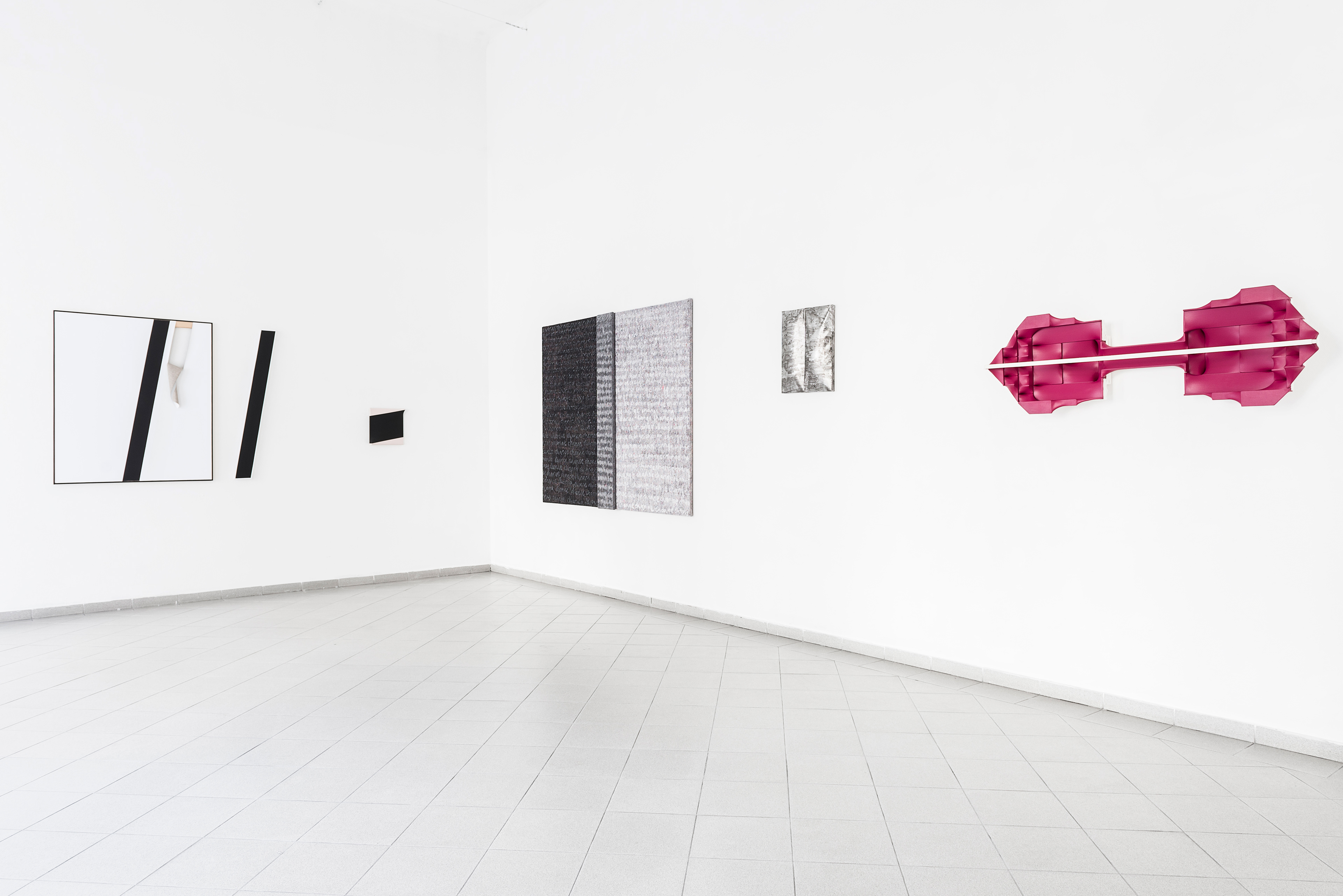View of the Transitions exhibition, Platan Gallery, Budapest, Hungary, 2016