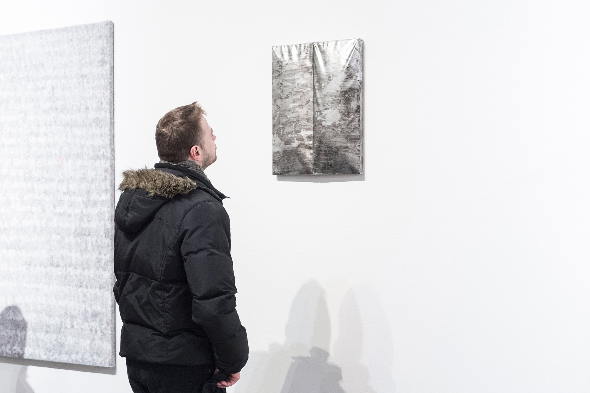 View of the Transitions exhibition, Platan Gallery, Budapest, Hungary, 2016