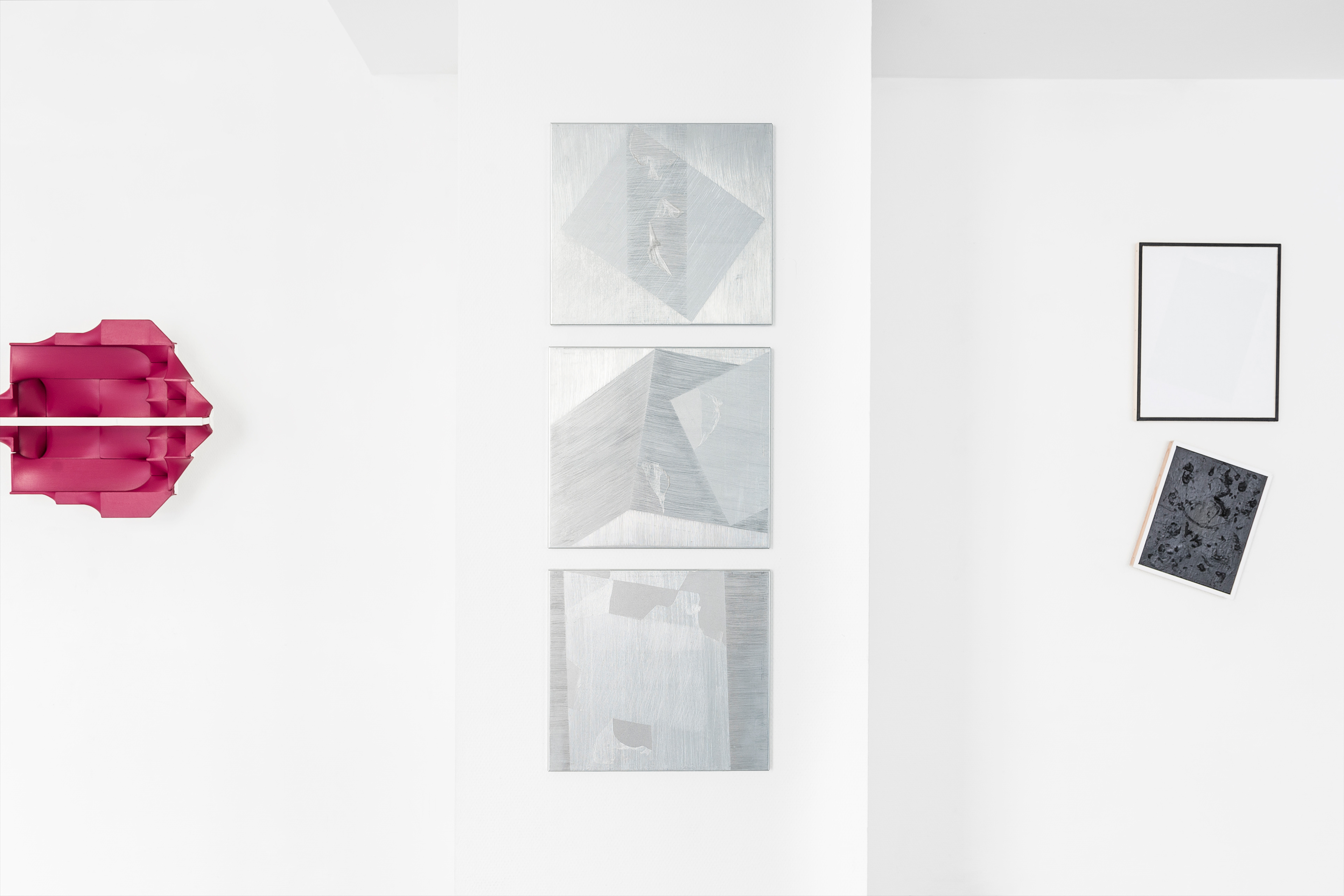 View of the Transitions exhibition, Platan Gallery, Budapest, Hungary, 2016