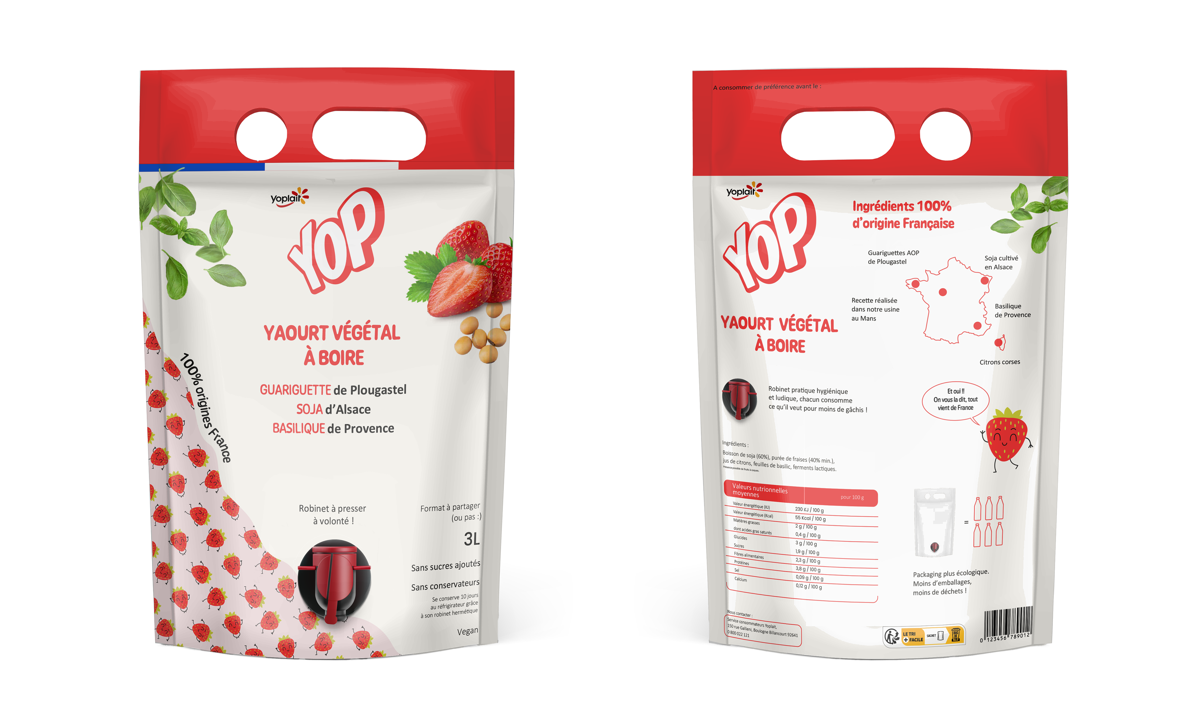 Fraise-soja-basilique