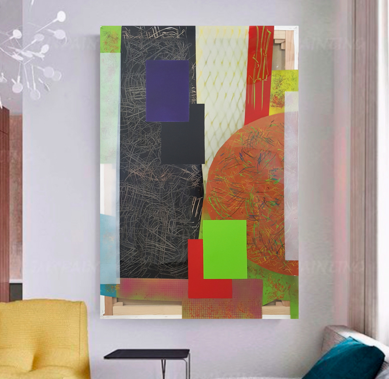 P220707 - 146x97cm - Technique mixte
