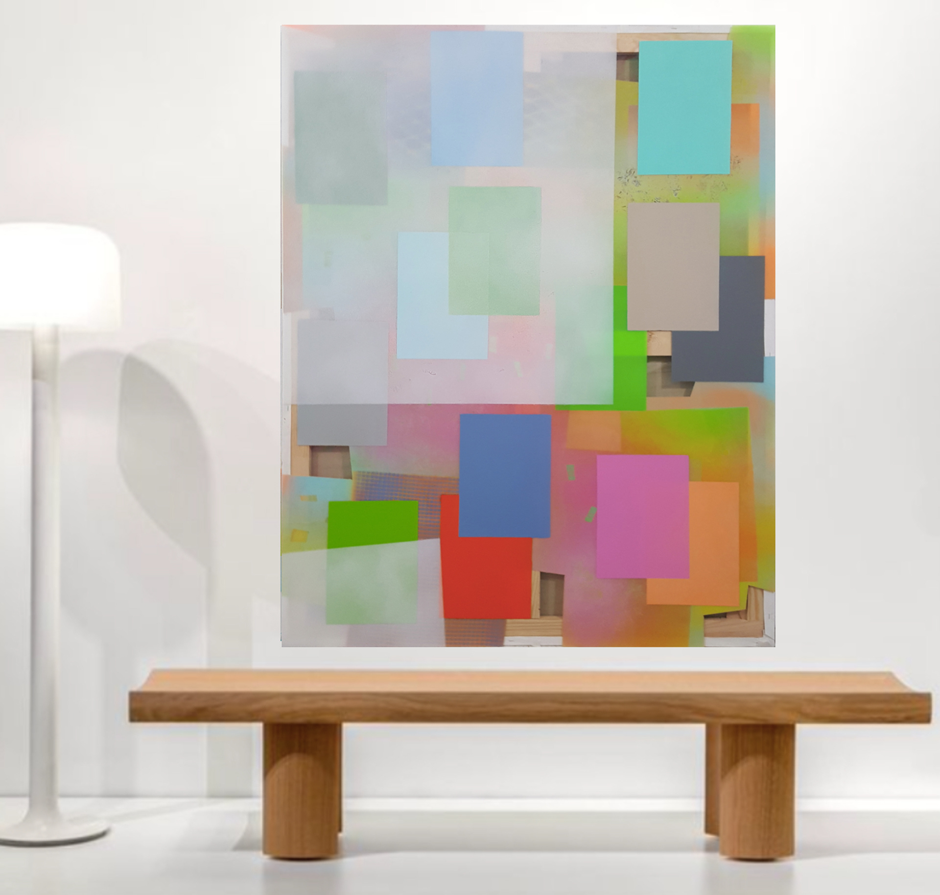 P220524 - 146x114cm/44,8’x57,5' - Technique mixte