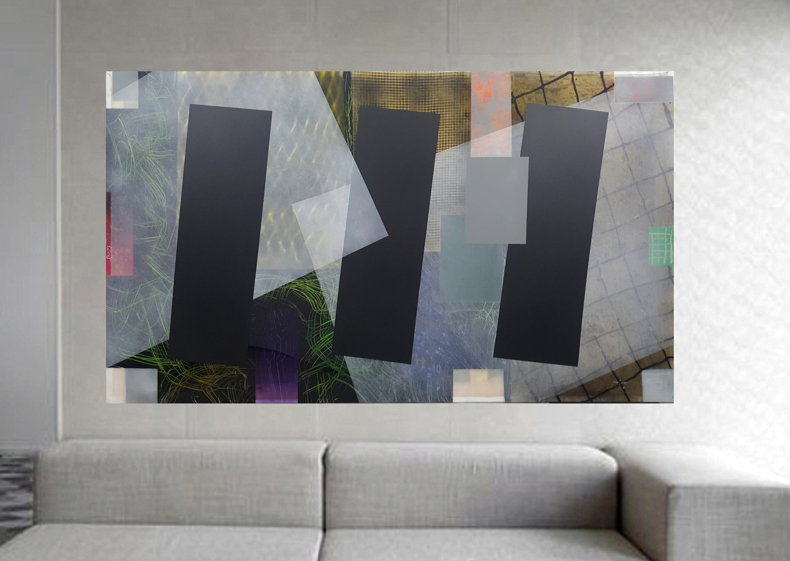 P 221220 - 114x195cm - Technique mixte