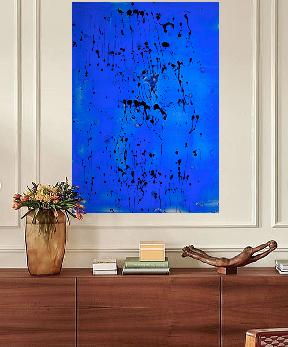 2018 -- 116x81cm / 45,6"x31,8" - Polymer on polycarbonate on canvas