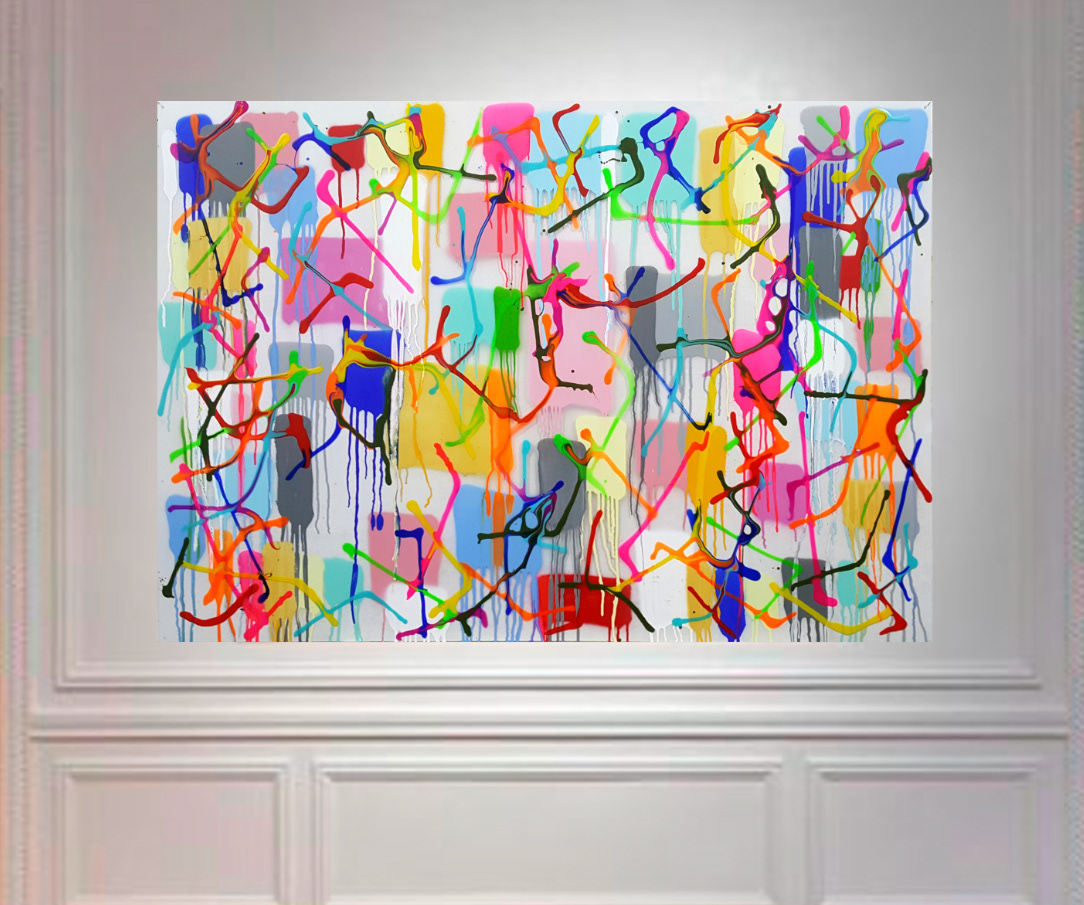 P 210722 - 114x162cm/44,8’x63,7’ - Technique mixte