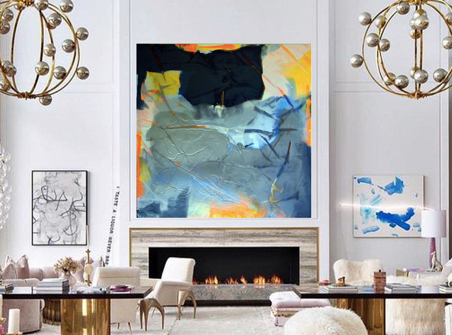 1994 -Orvieto - 160x160cm/62,9’x62,9’ - Polymer on canvas