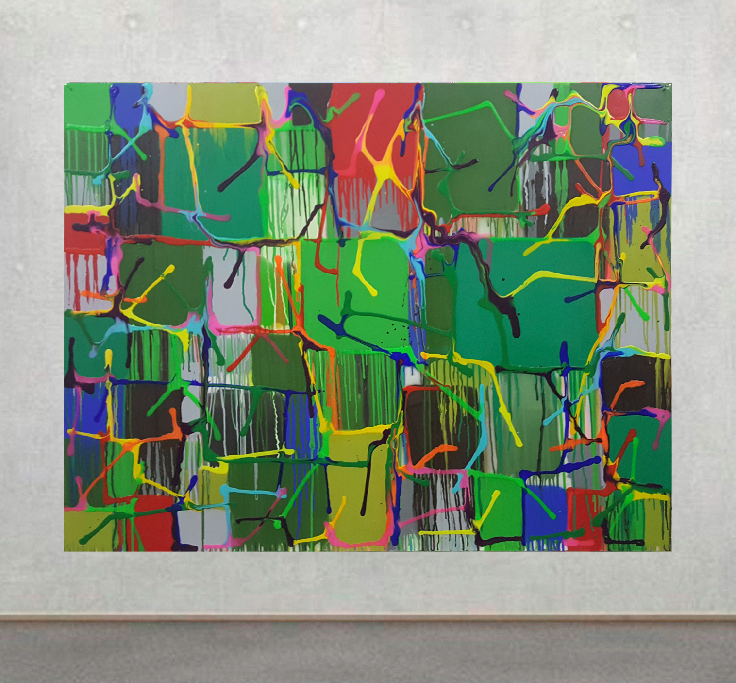 P 210903 - 114x146cm/44,8’x57,5' - Technique mixte