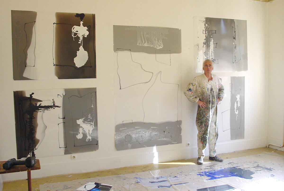2000 - Atelier Paris 13eme - Polymer on polycarbonate