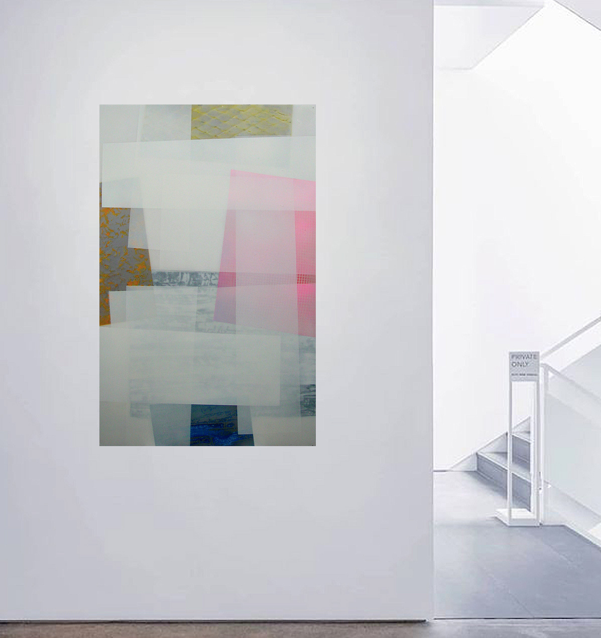 P 190313 - 120x80cm/47,2’x31,5’ - Spray paint on polycarbonate, on canvas or not