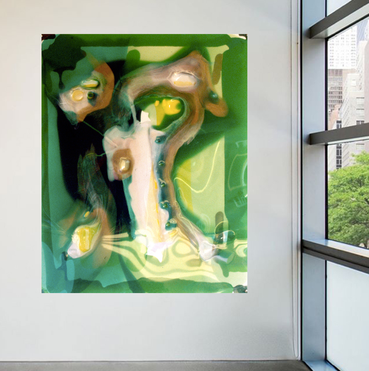 1997 - 130x89cm//51,1’x35' - Polymer on polycarbonate on canvas