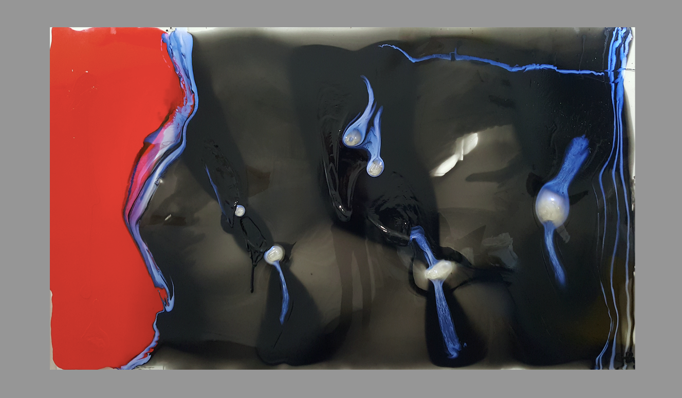 P230423- 114x195cm - Polymer on polycarbonate thermoformé