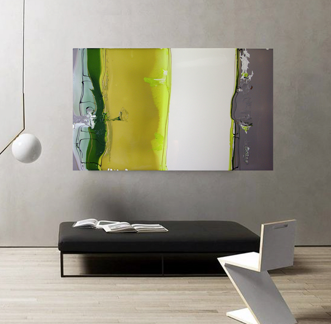 2003 - 125x205cm/49,2’x80,7’ - Polymer on polycarbonate