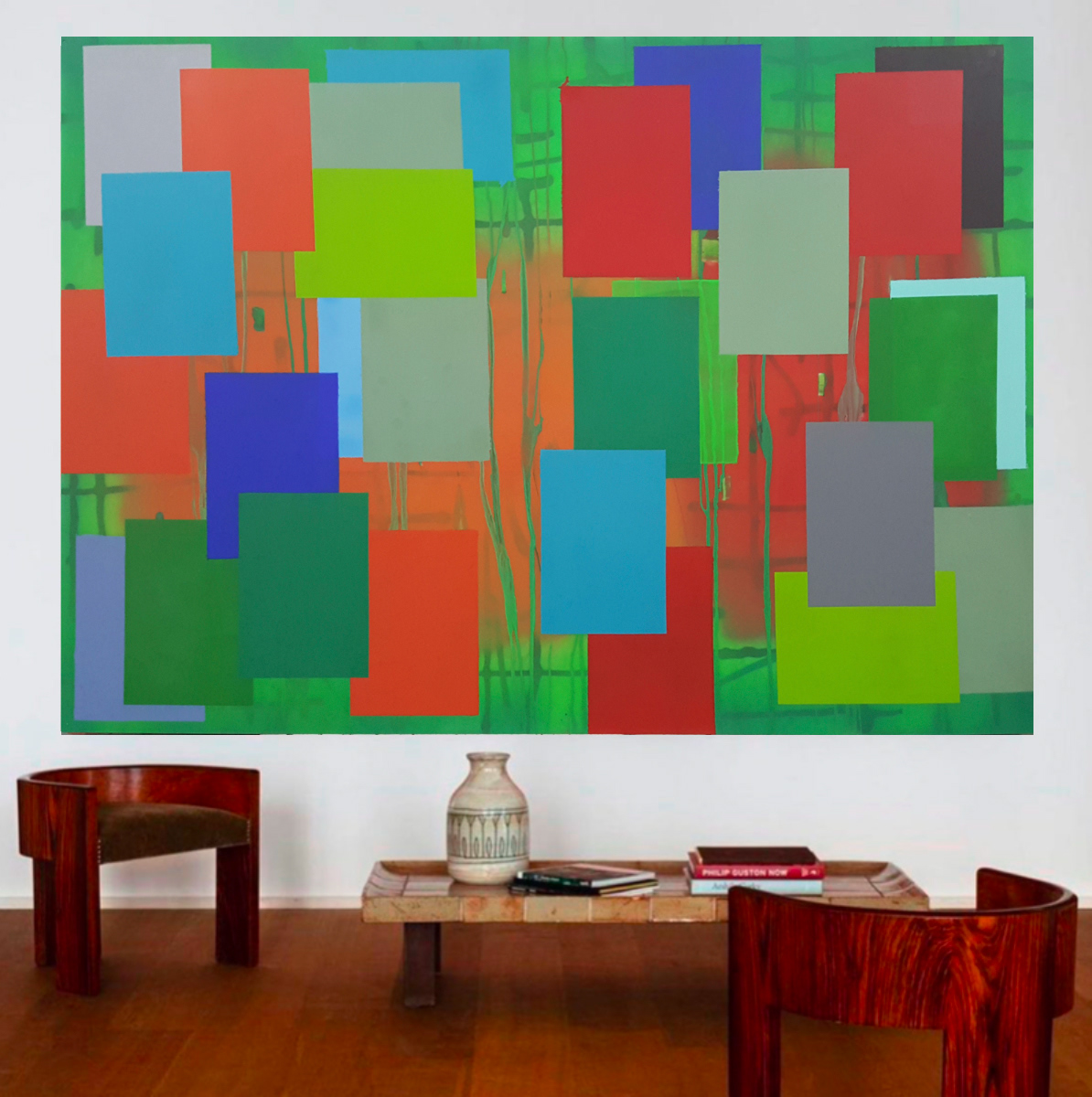 P 220326 - 114x162cm/44,8’x63,7’ - Technique mixte