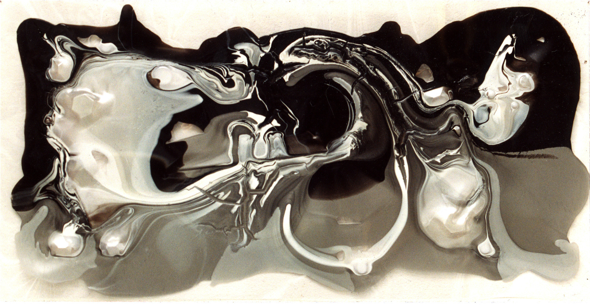 1997 - 100x200cm/39,3'x78,7' - Polymer on polycarbonate