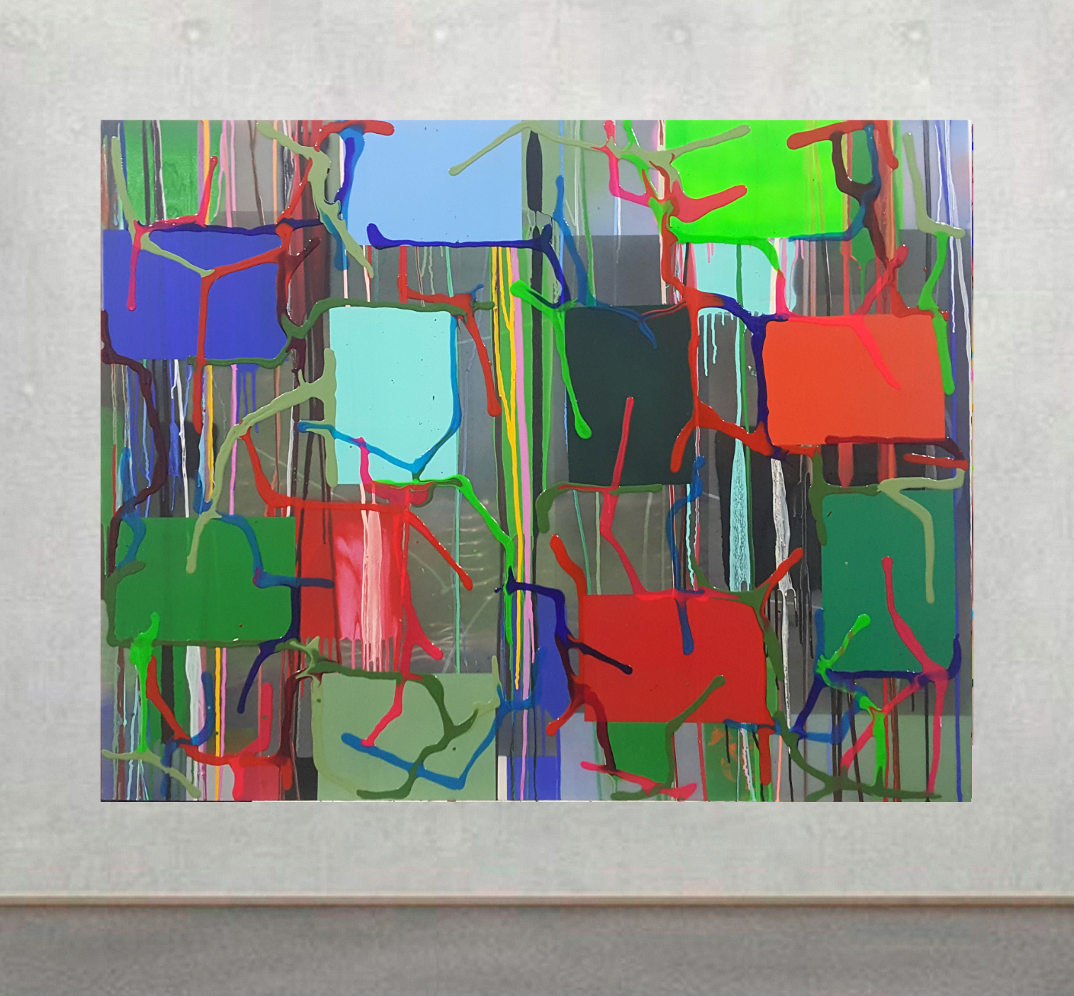 P220224 UKRAINE - 114x146cm/44,8’x57,5' - Technique mixte