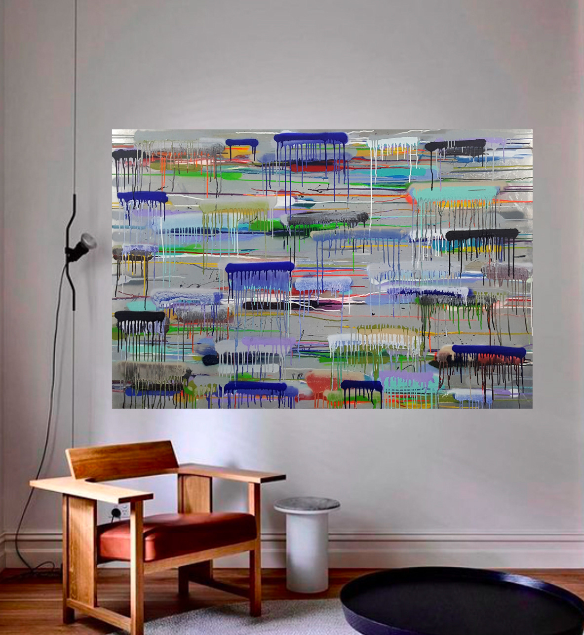 Peinture 200901 - 97x146cm/38,1’x57,4’ - Tech mixte