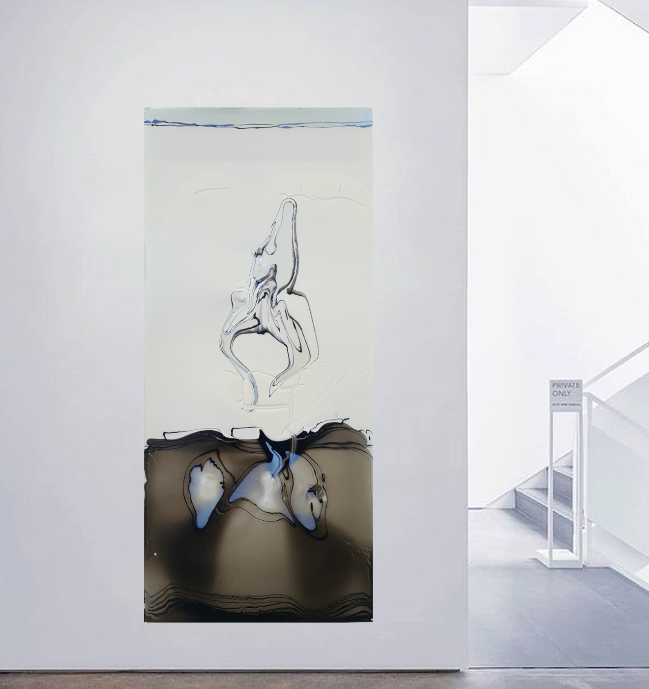 2004 - 180x80cm - Polymer on polycarbonate