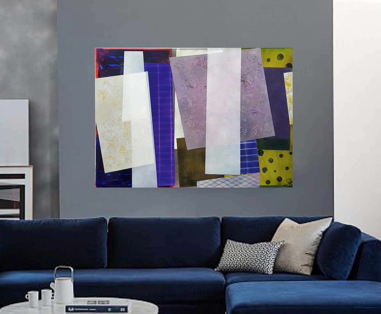P 191205 - 146x97cm/57,4’x38,1’ - Spray paint on polycarbonate, on returned canvas or not