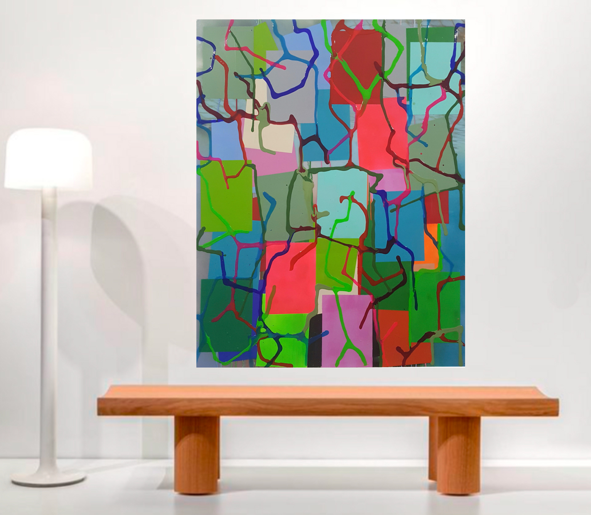 P220313 - 146x114cm/44,8’x57,5' - Technique mixte