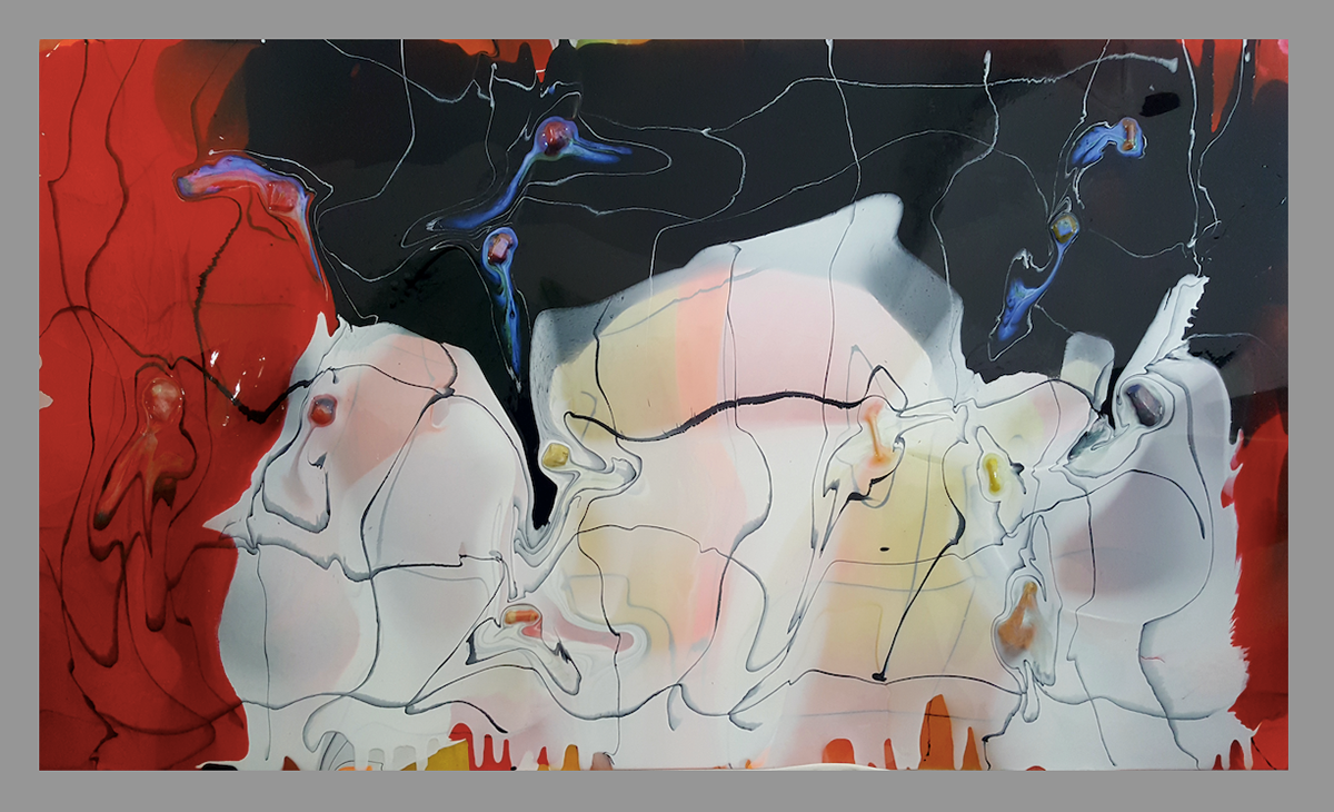 P240518- 104x195cm - Polymer on polycarbonate