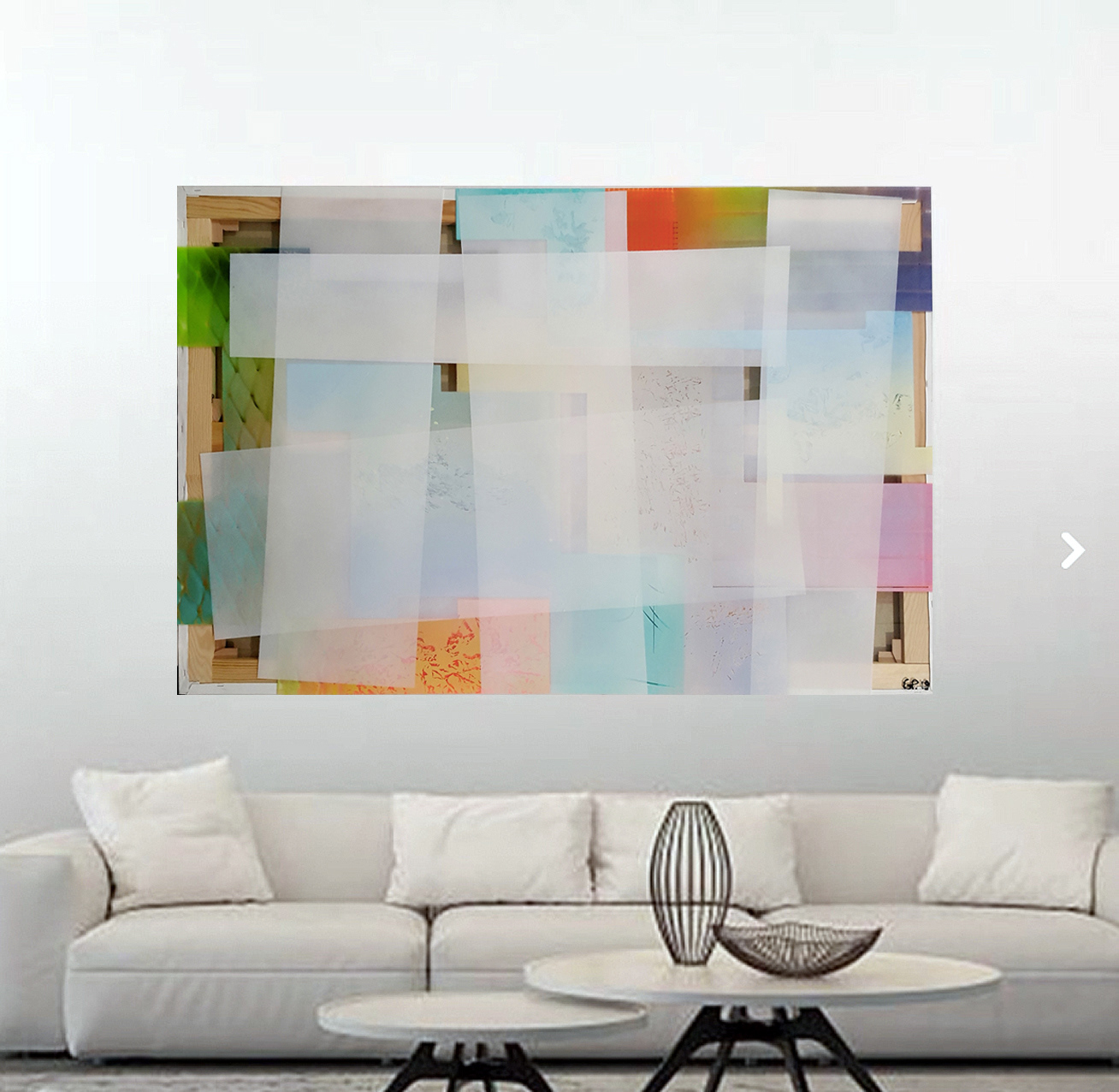 P 190516 - 97x146cm/38,1’x57,4’ - Spray paint on polycarbonate, on returned canvas