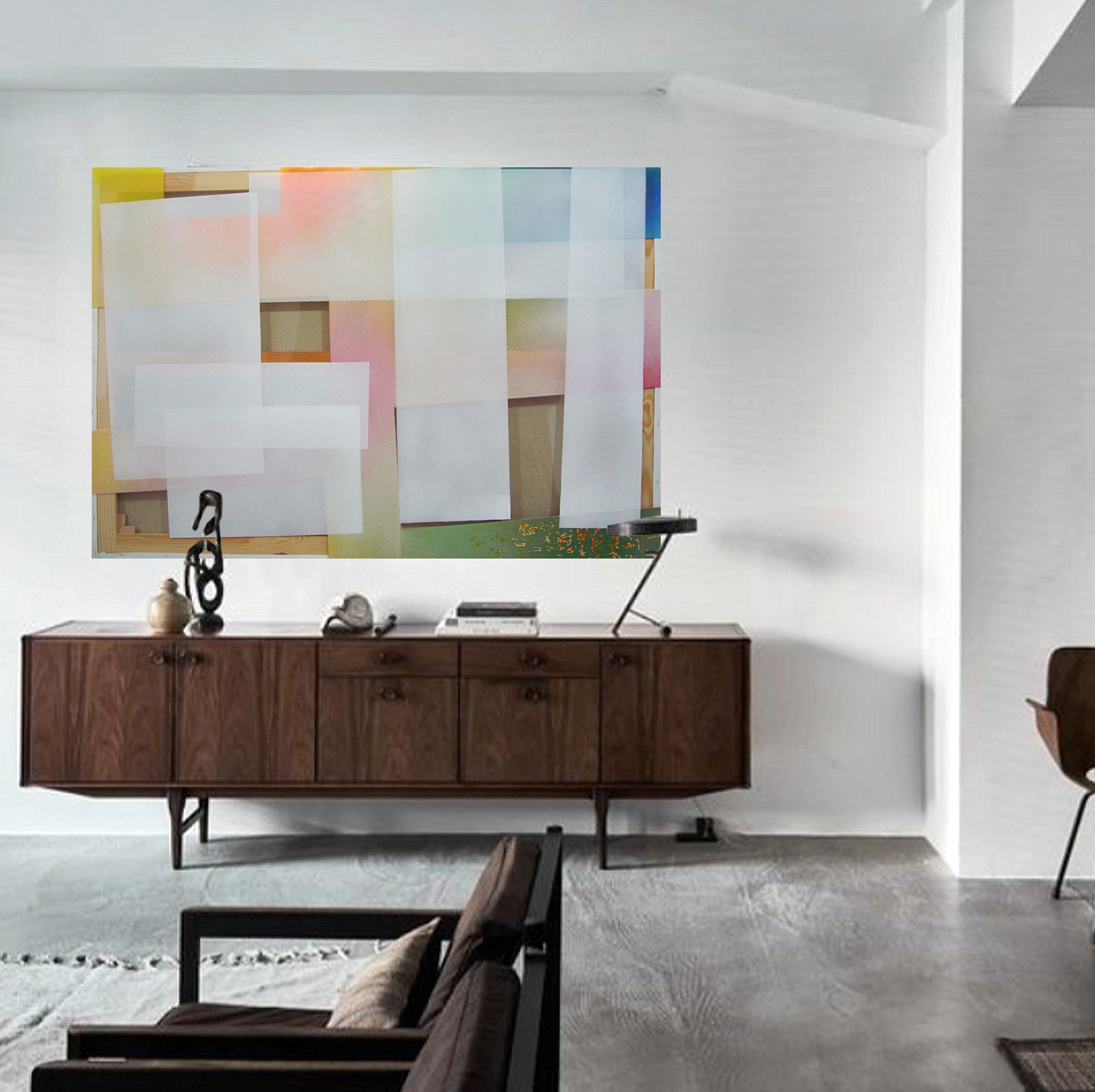 P 190522 - 97x146cm/38,1’x57,4’ - Spray paint on polycarbonate, on returned canvas