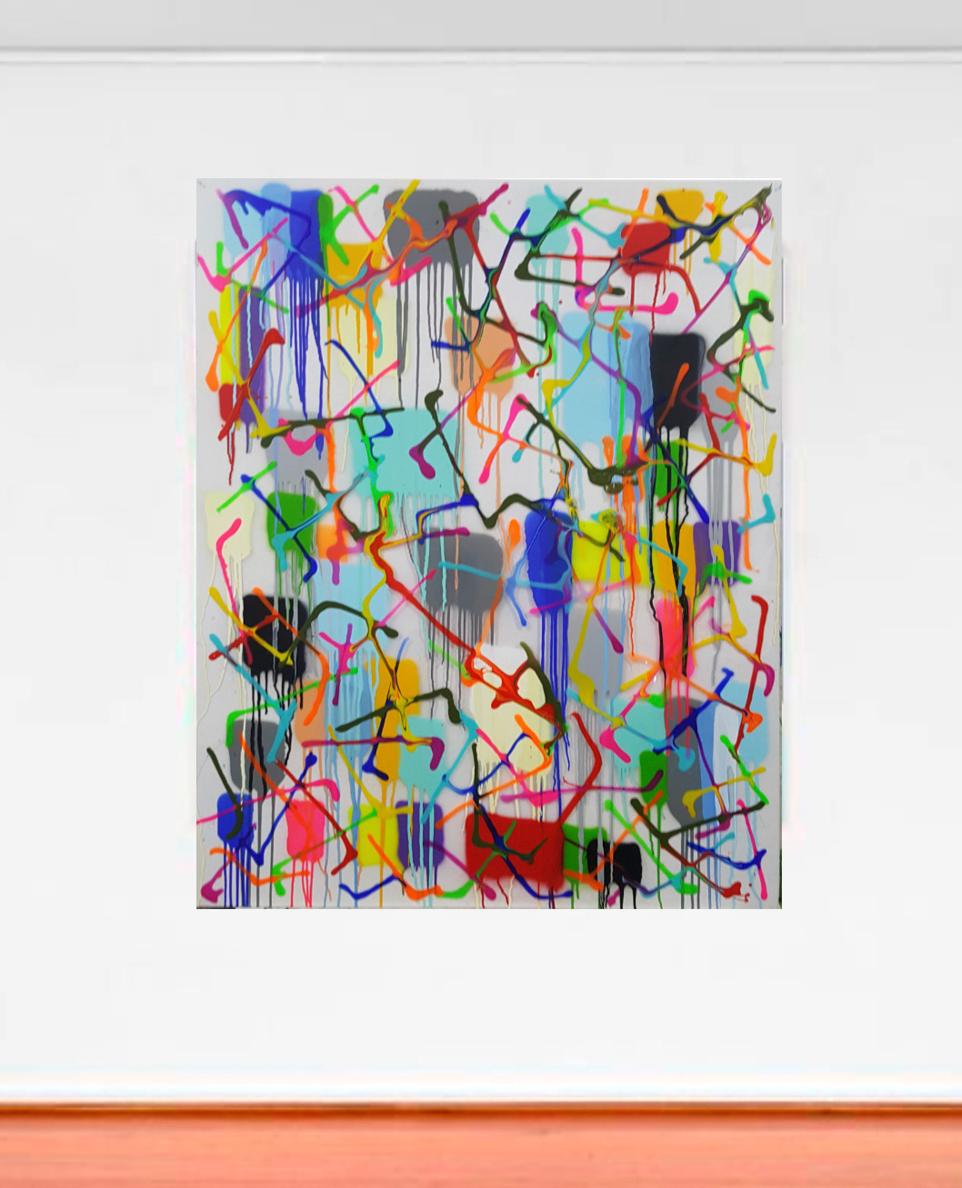 P 210718 - 146x114cm/57,5x44,8' Technique mixte