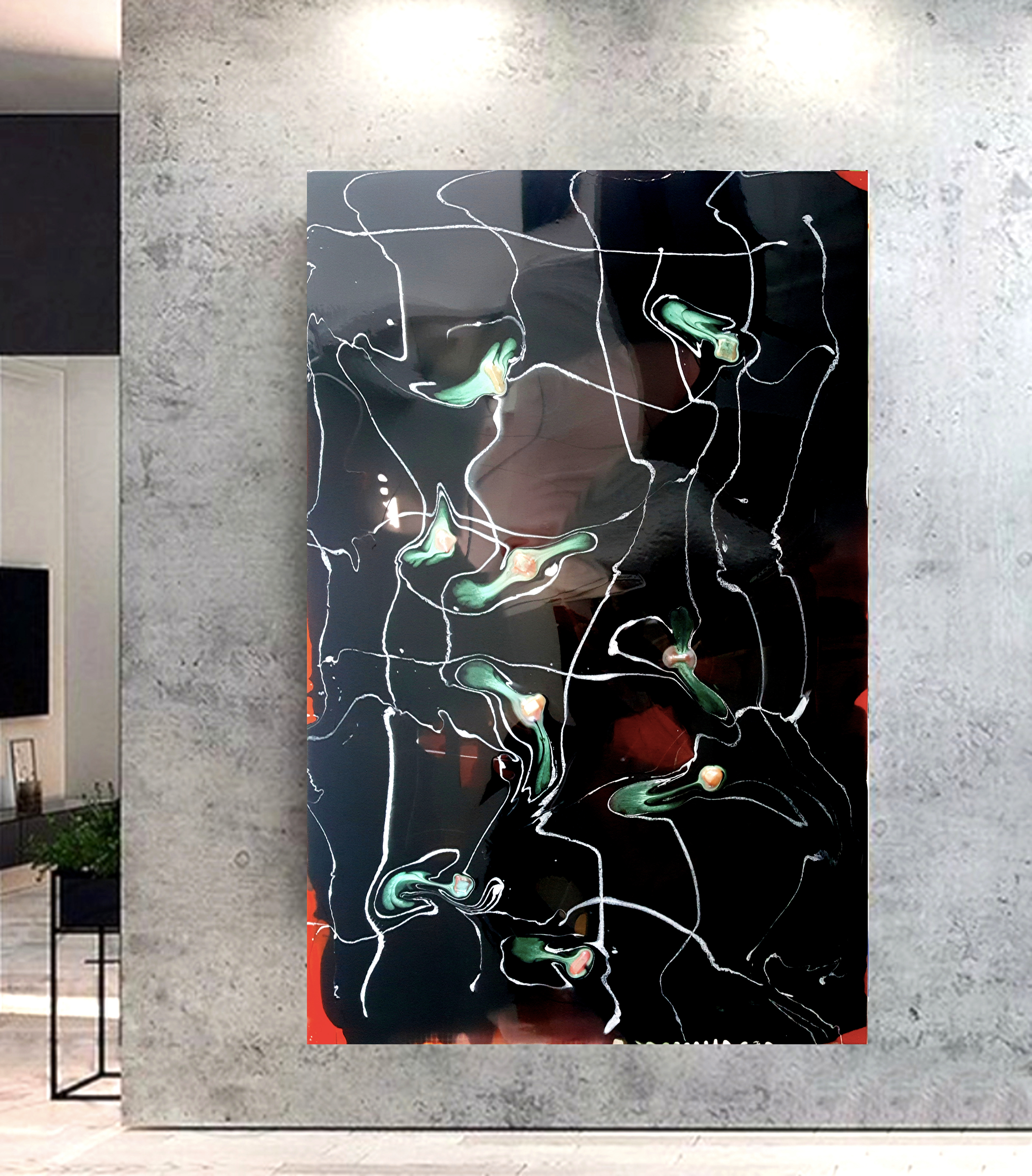 P240614 - 162x104cm Polymer on polycarbonate