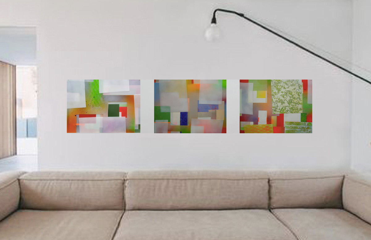 P 190412 -- 60x81cm/23,6’x31,8’ - Spray paint on canvas