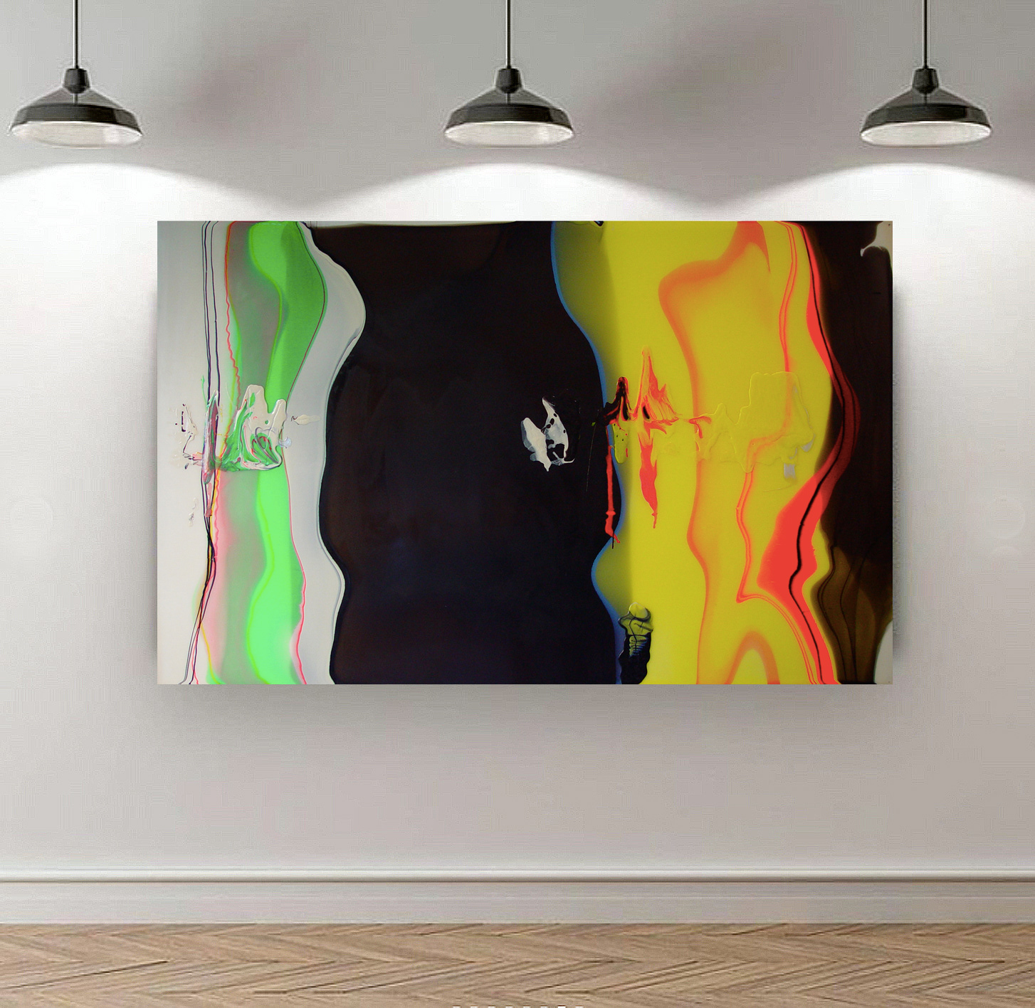 2003 - 125x205cm/49,2’x80,7’ - Polymer on polycarbonate
