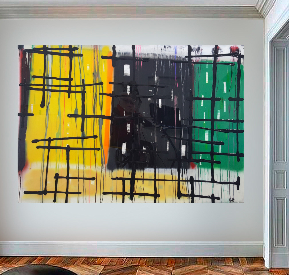 P 220112 - 114x162cm/44,8’x63,7’ - Technique mixte