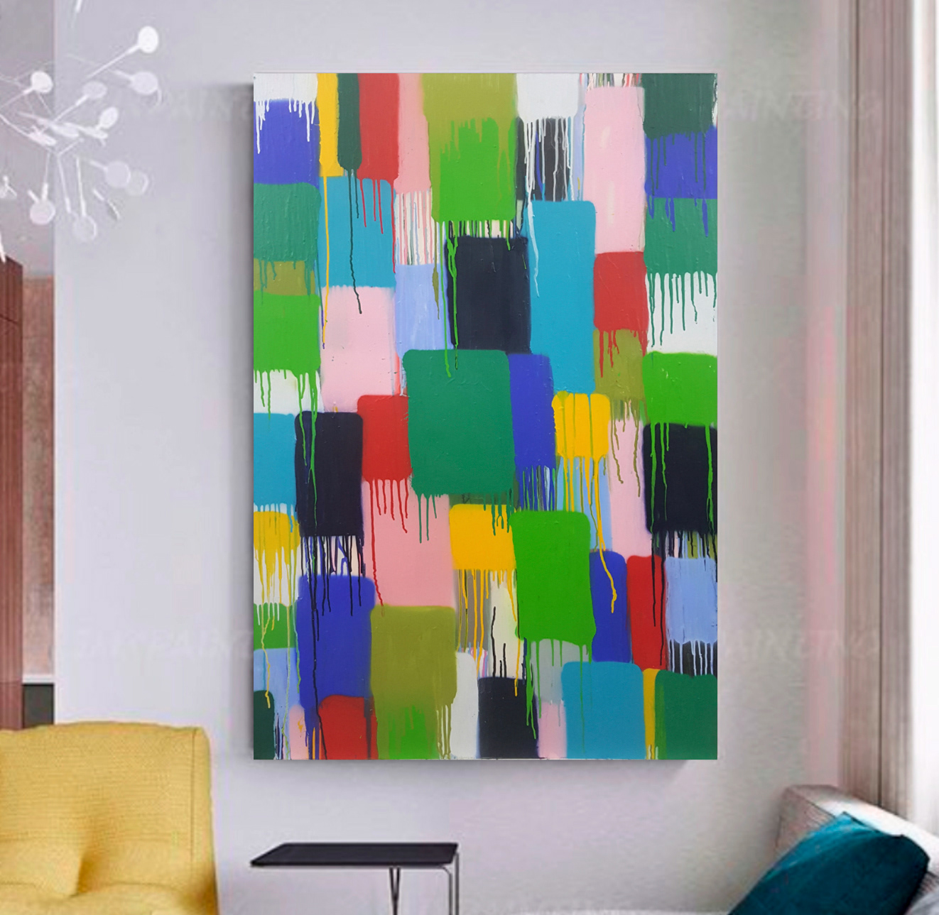P 210827 - 146x97cm/57,4’x38,1’ - Technique mixte