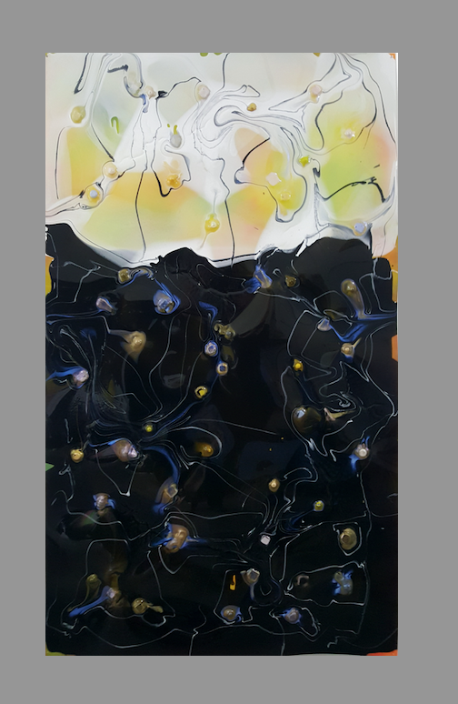 P231107 - 195x114cm - Polymer on polycarbonate thermoformé