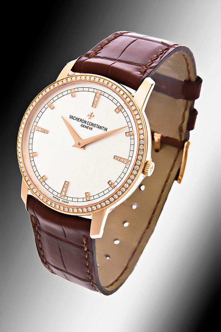 Product photography by a professional Philippine photographer of a luxury watch by Vacheron Constantin.