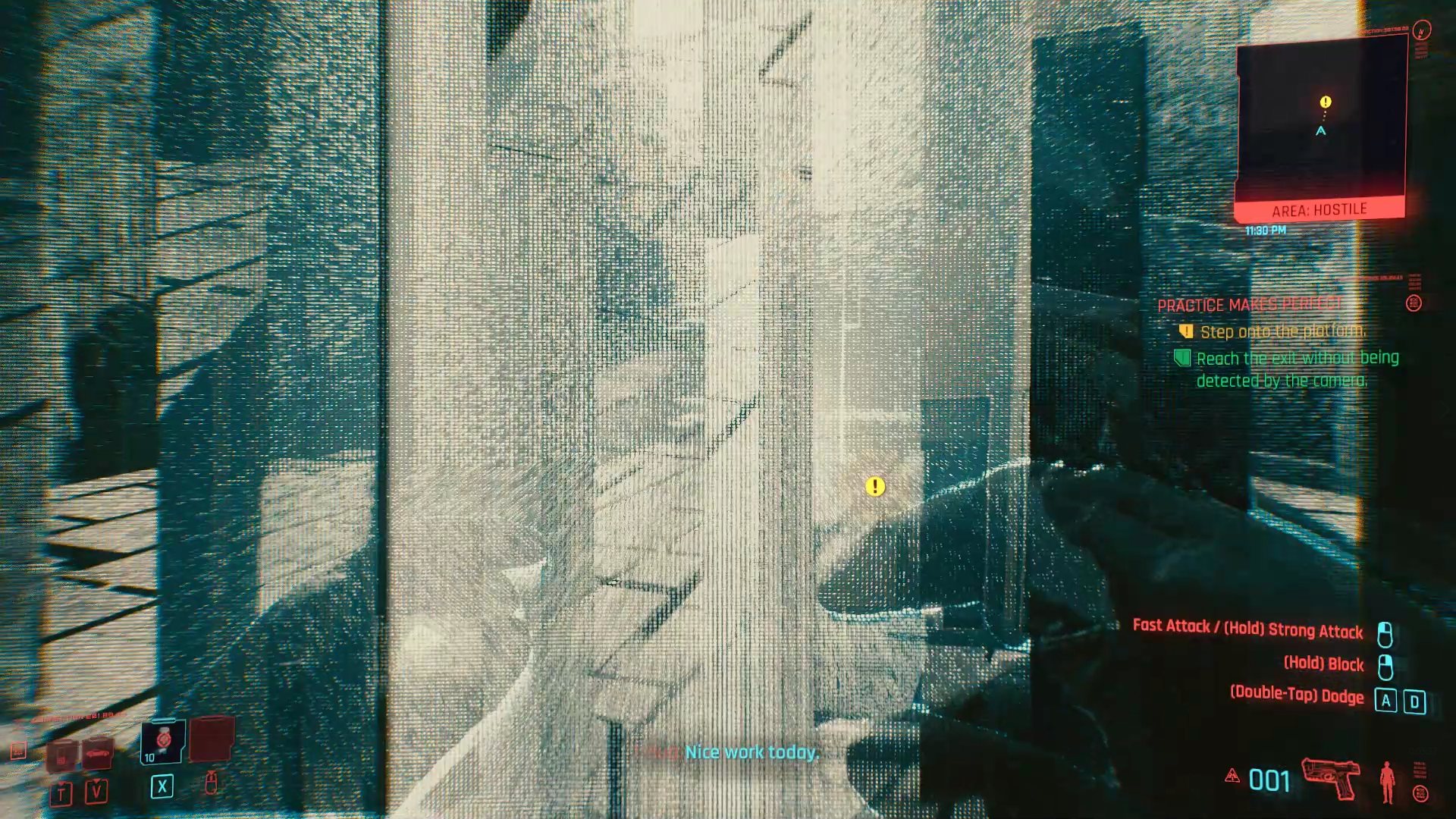 video static to help with transitions from combat simulations back to the home base 