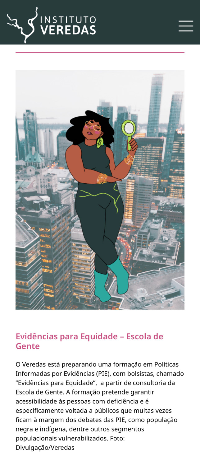Personagem aplicada para as redes sociais. Finalizada pela artista Mandy Barros.