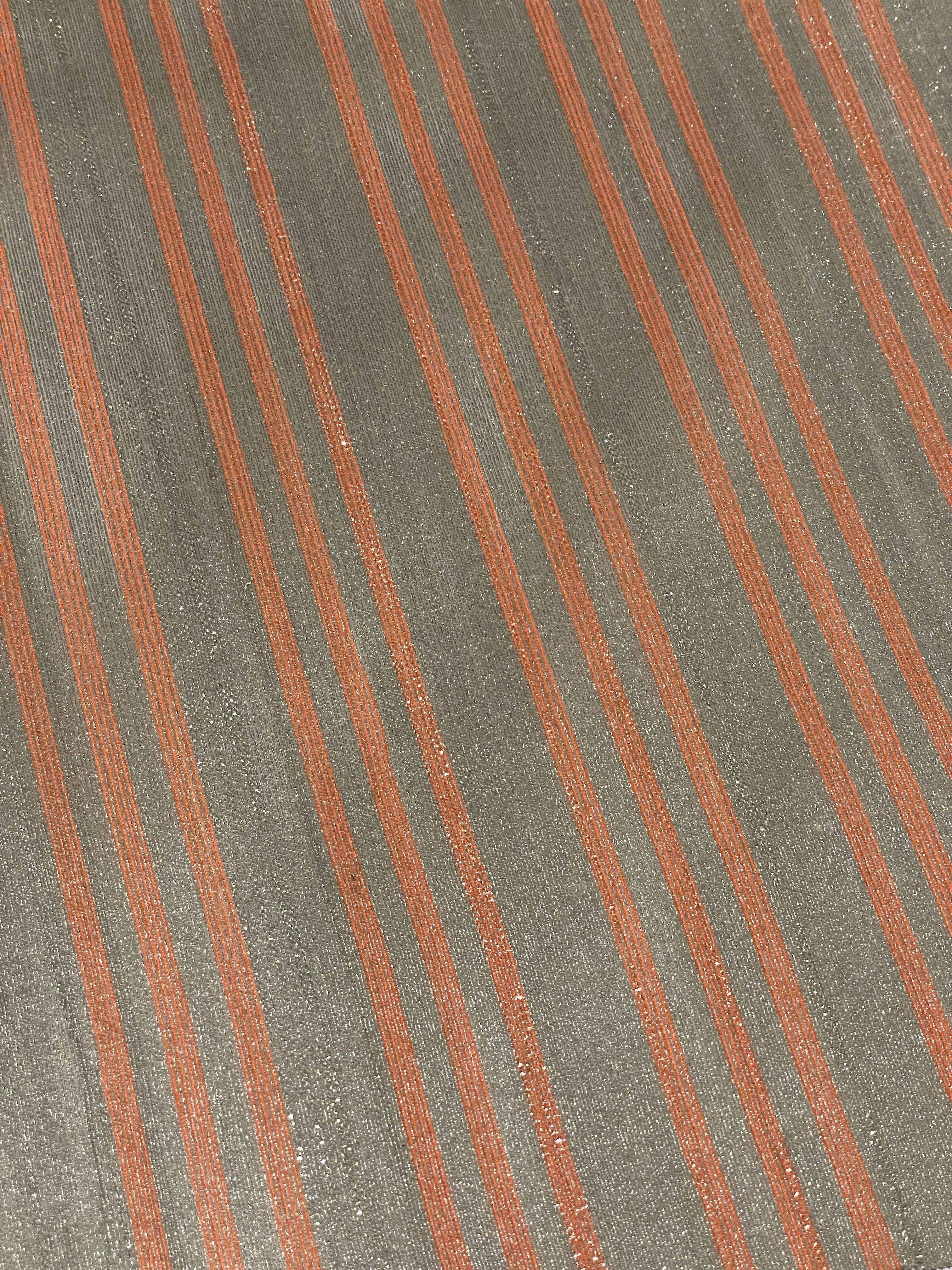 cotton / polyester pinstripe