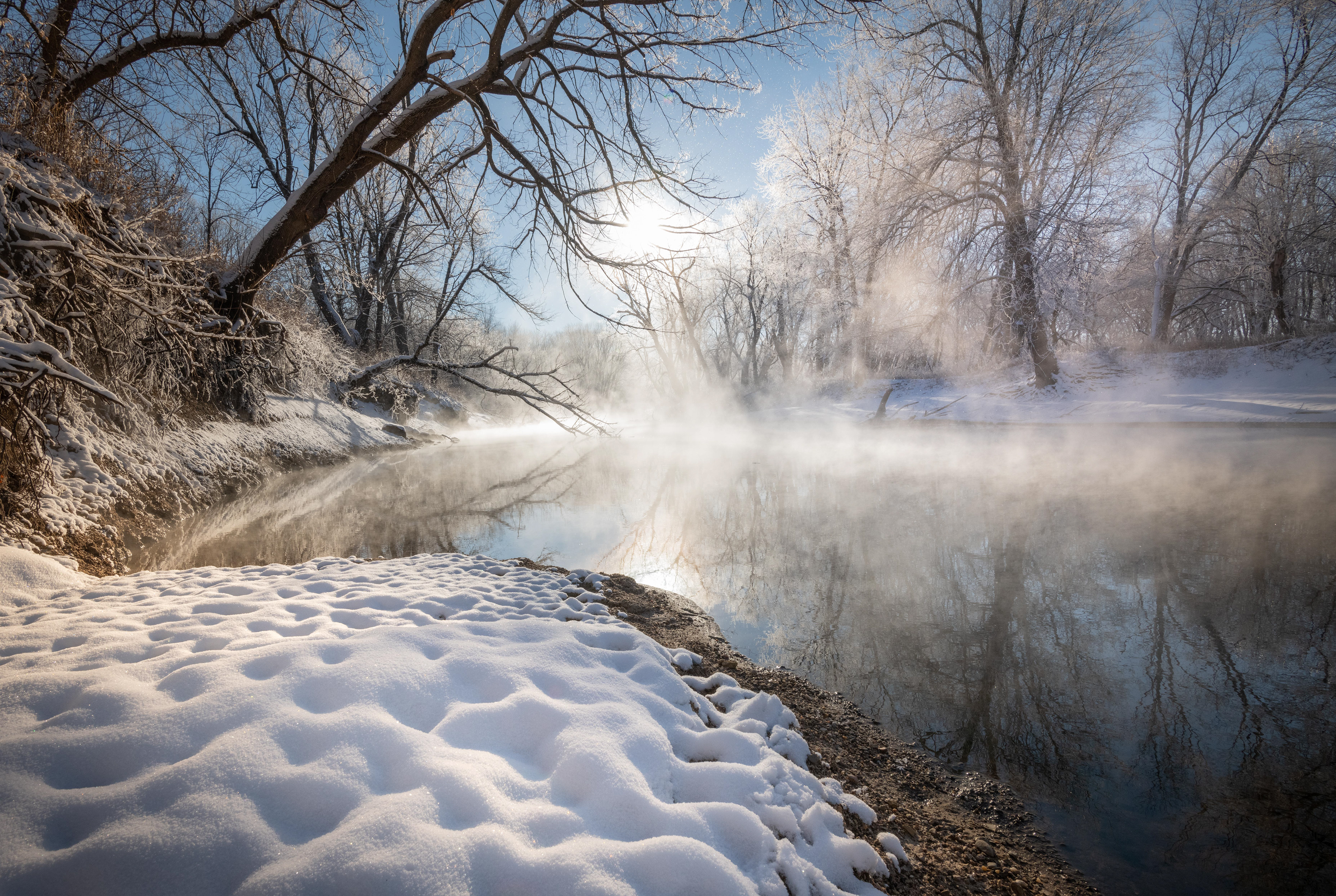 Sangamon River at 10 Degrees F