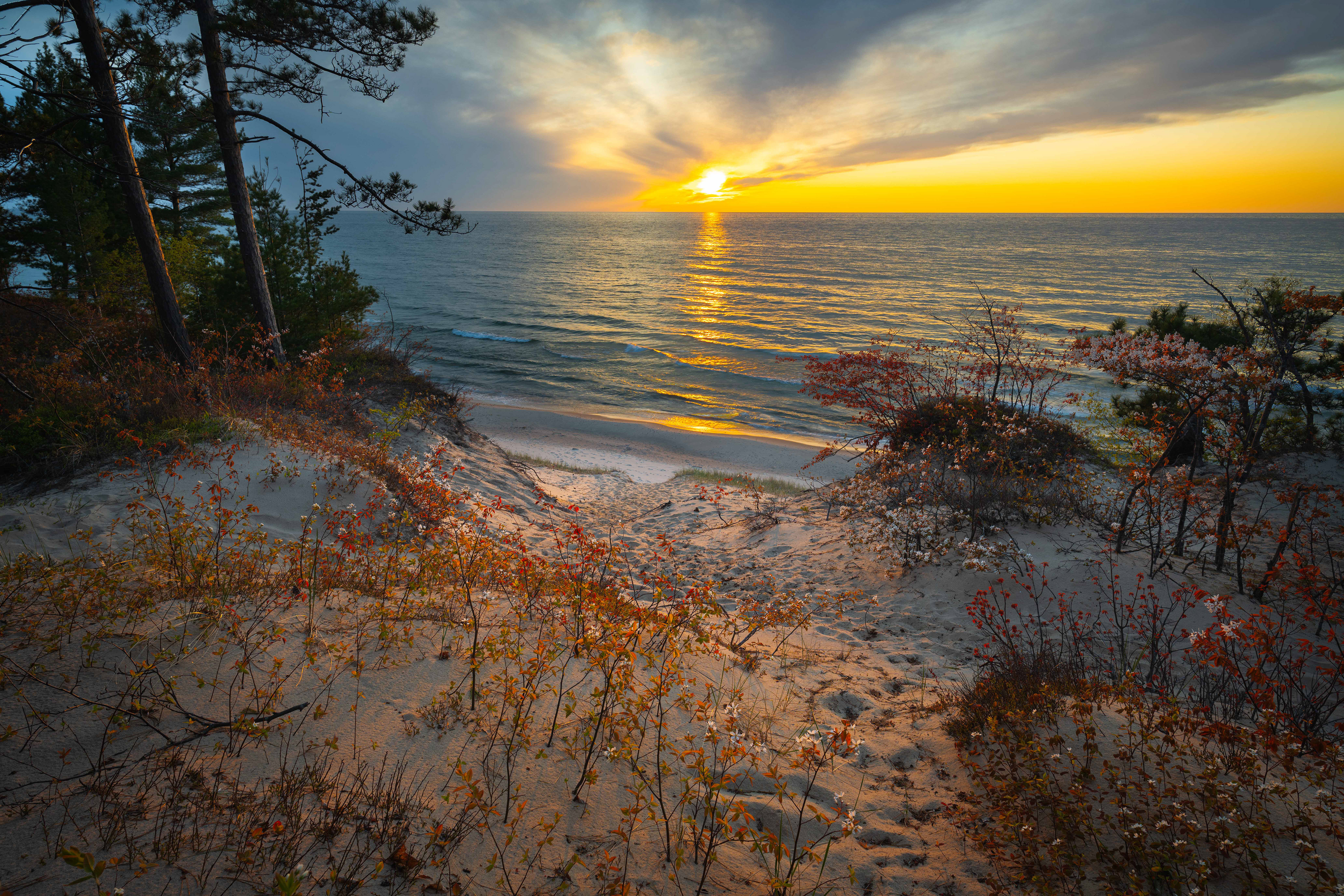 Twelve Mile Beach at Sunset
