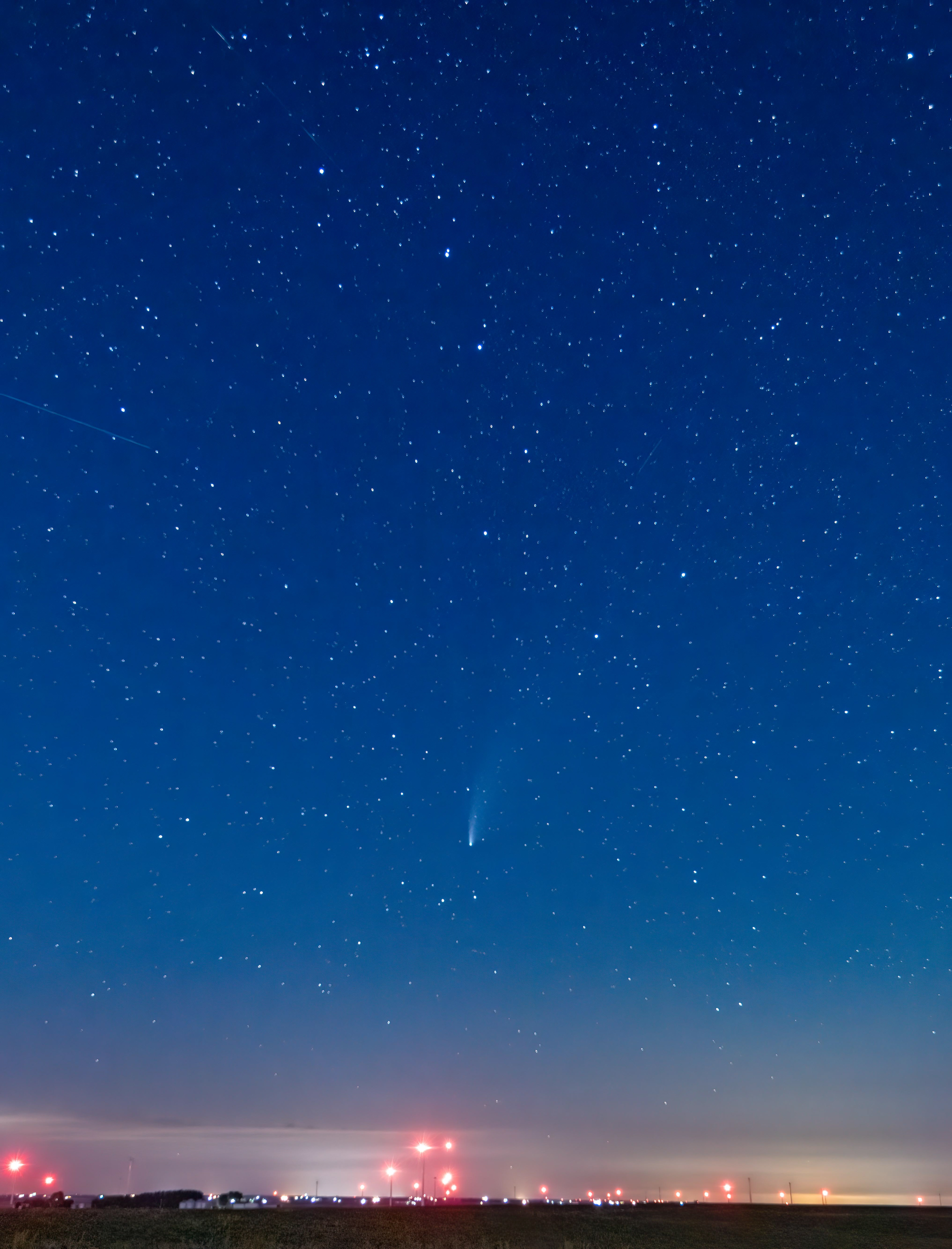 Neowise over central Illinois
