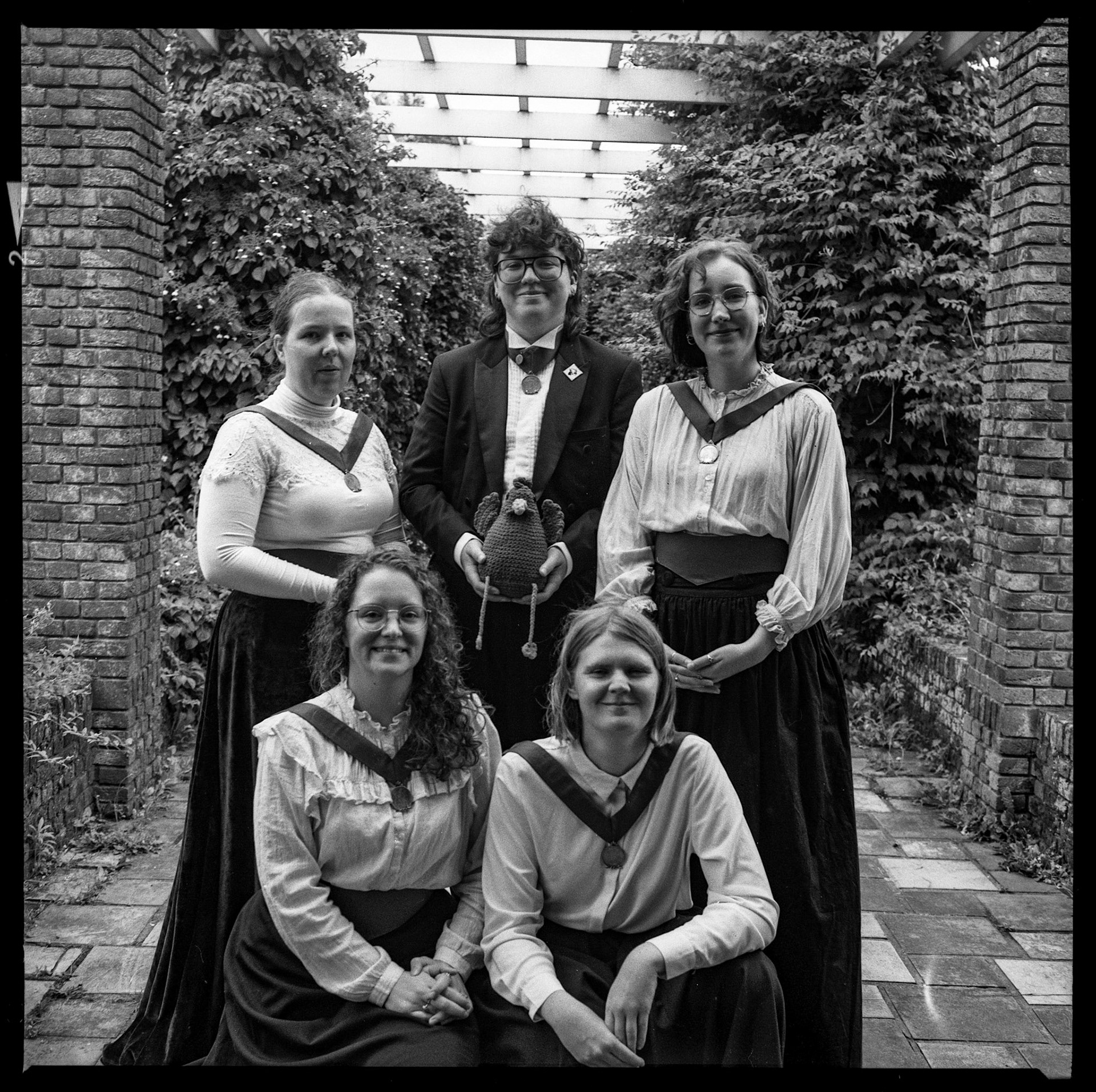 Groep portrait using the Kiev 88