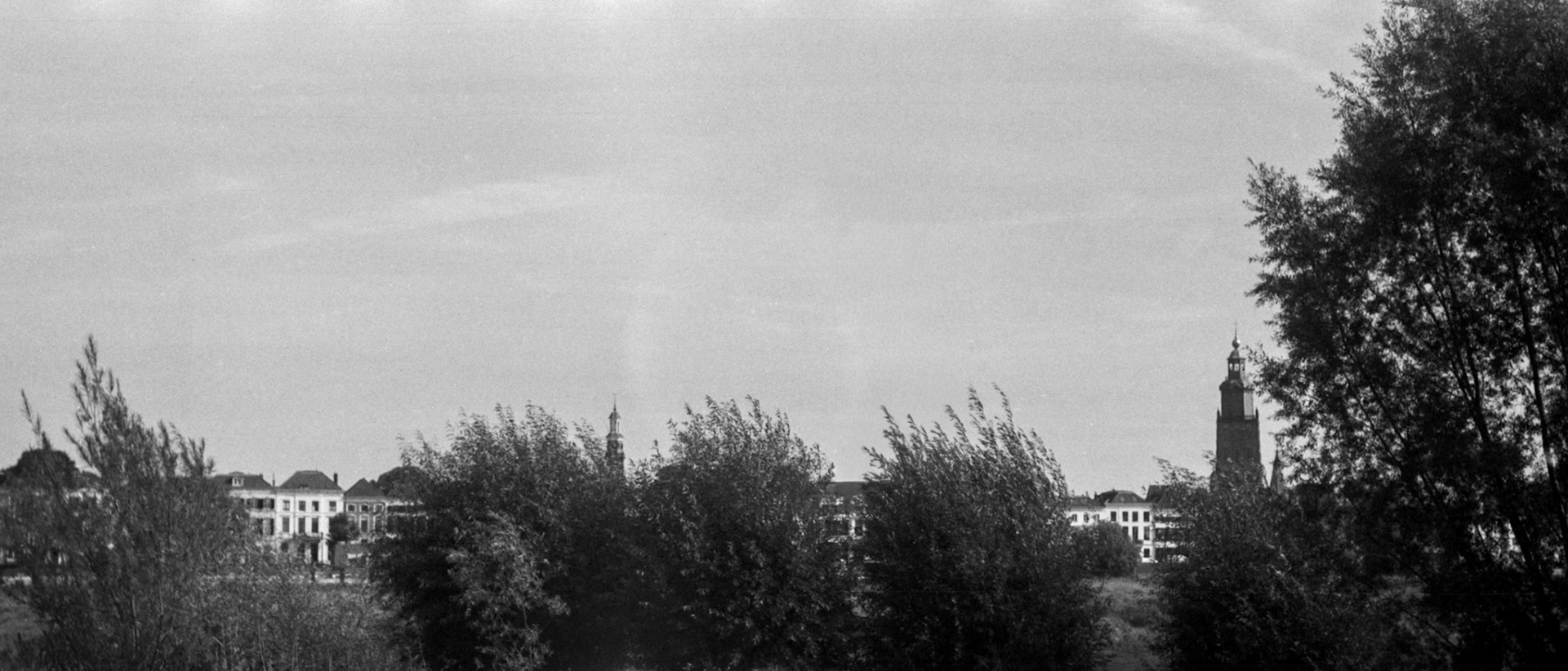Skyline Zutphen on 35mm film using a 120 to 135 adapter