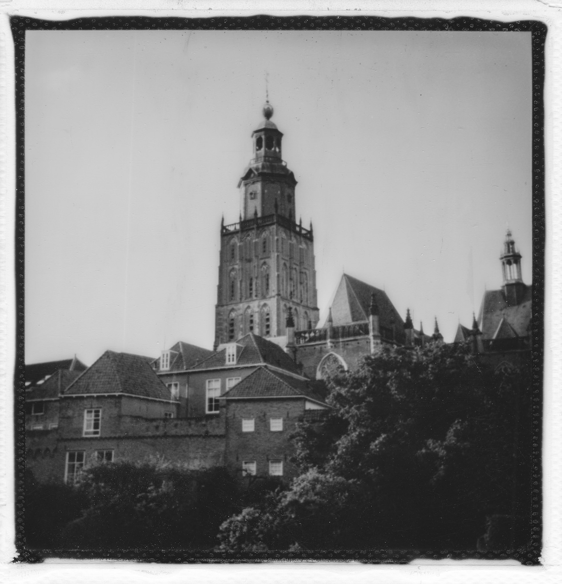 Polaroid Walburgiskerk Zutphen